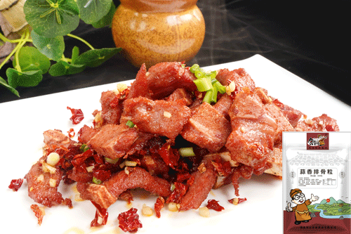 蒜香排骨粒